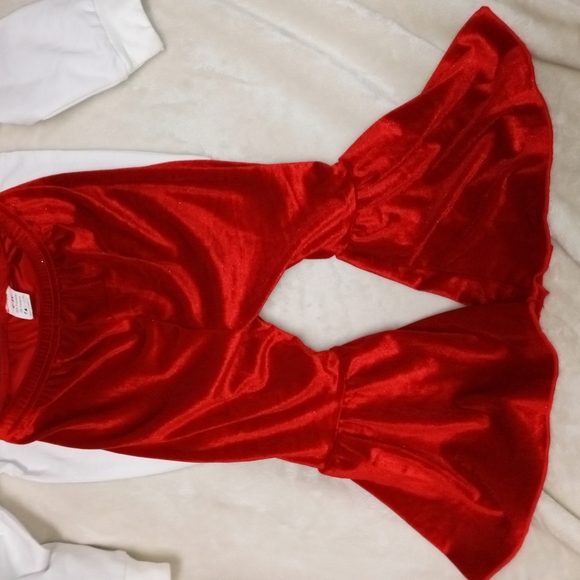 NWT Candy Cane Cutie White Sweatshirt and Pants Set - Picture 10 of 14